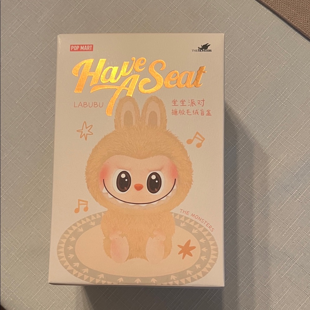 NIB Pop Mart Labubu 'Have A Seat' Figure- Baba